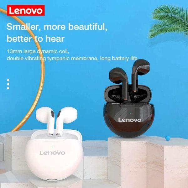 Lenovo Ht38 Tws Earphone Wireless Bluetooth 5.0 Headphones Waterproof Sport Headsets