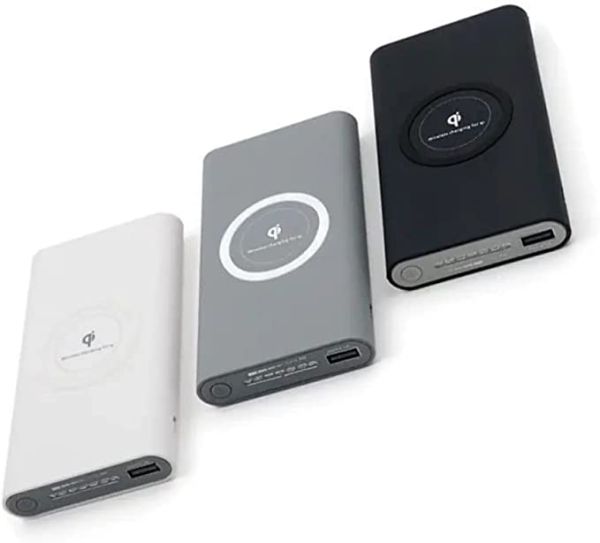 RangenineWireless Charging Ultra Slim 10000mAh Fast charging 3 in 1 Power Bank Portable Charger & Lightweight Battery Pack Designed for iPhone 14,13,12 & Android smartphones, Black