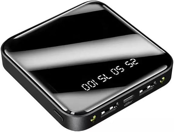 Rangenine 20000mAh Fast Charging with Smart LED Display with Stylish Glass Finish Portable Charger Battery Pack compatible with Iphone 14,13,12,11,X,Pro,Max,Samsung S22,S21,S20,Tablets,Smartwatches