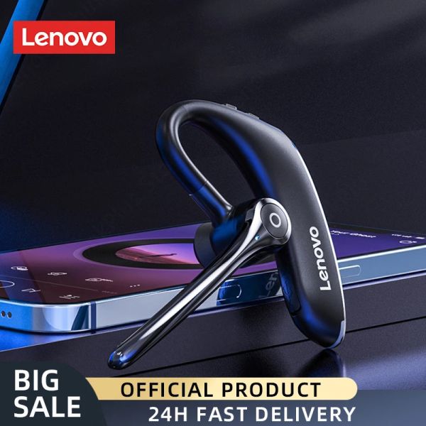 Lenovo Bh2 Wireless Headphones Business Headset Sport Handsfree With Mic Rechargeable Standby Car Driving Bluetooth Earphones