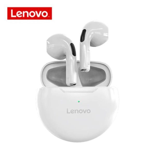 Lenovo Ht38 Tws Earphone Wireless Bluetooth 5.0 Headphones Waterproof Sport Headsets Noise Reduction Earbuds With Mic 6m 35s - White