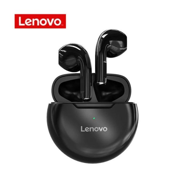 LENOVO HT38 TWS EARPHONE WIRELESS BLUETOOTH 5.0 HEADPHONES WATERPROOF SPORT HEADSETS-Black