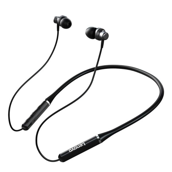 Lenovo HE05 Neckband Bluetooth Headset-Black